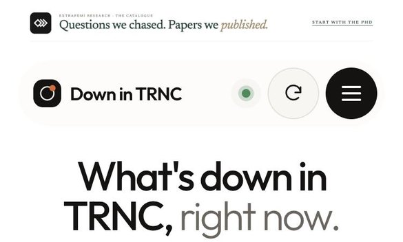 A banner at the top of the homepage on a phone